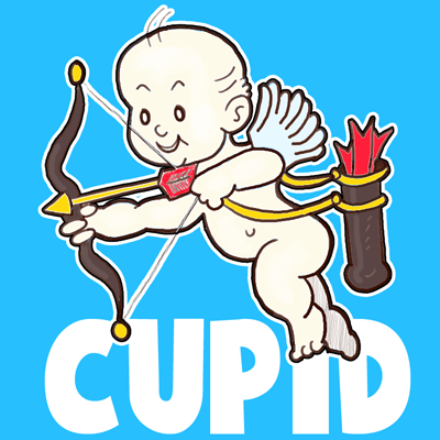 How to Draw Cupid with a Bow and Arrows - How to Draw Step by Step ...