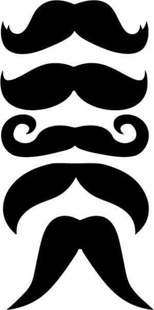 Best Photos of Printable Mustache Cut Out - Mustache Template ...