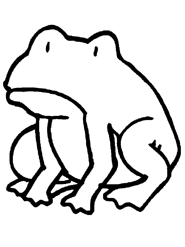 Cartoon Frog Coloring Pages - AZ Coloring Pages