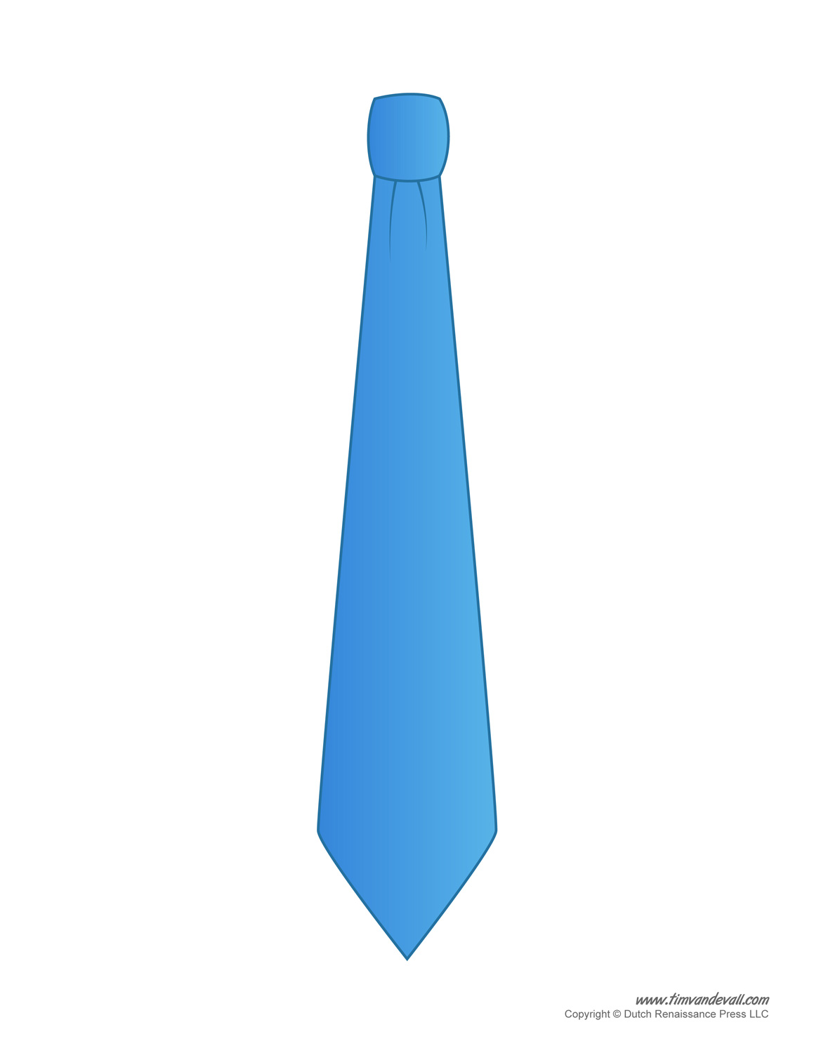 Necktie Template Printable ClipArt Best