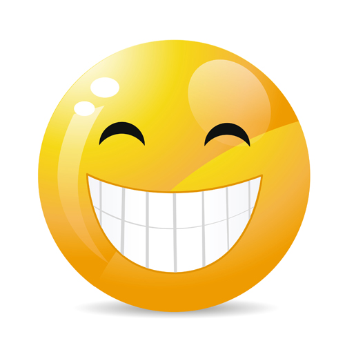 Funny Smile Emoticons vector icon 03 - Emoticons Icons, Vector ...