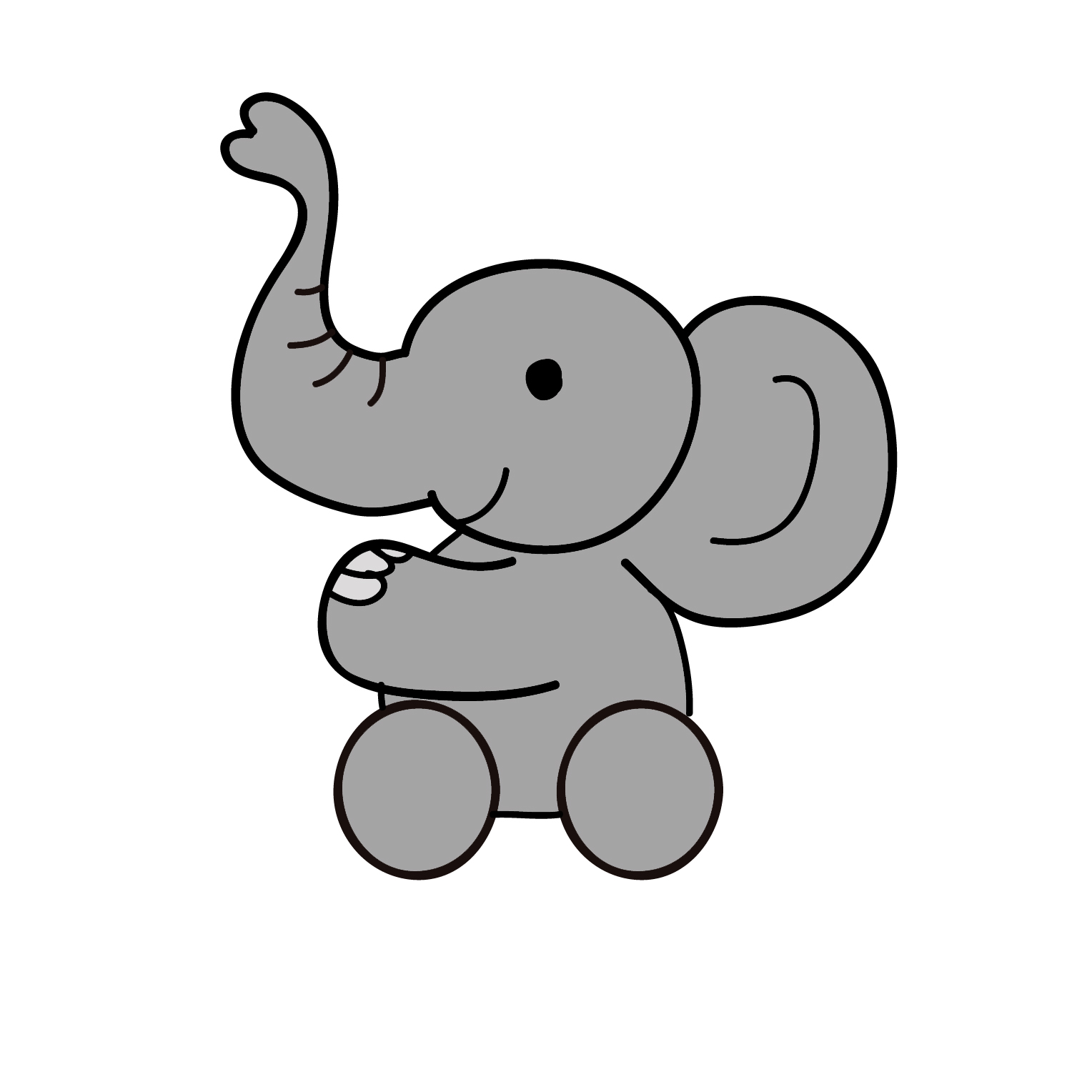 Baby Elephant Cartoon - ClipArt Best