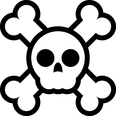 Skull Crossbones Icon - ClipArt Best