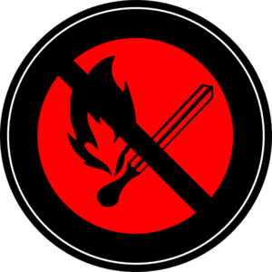 No Fire Logo 2 clip art - vector clip art online, royalty free ...