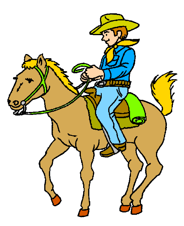 clip art cowboy on horse - photo #3