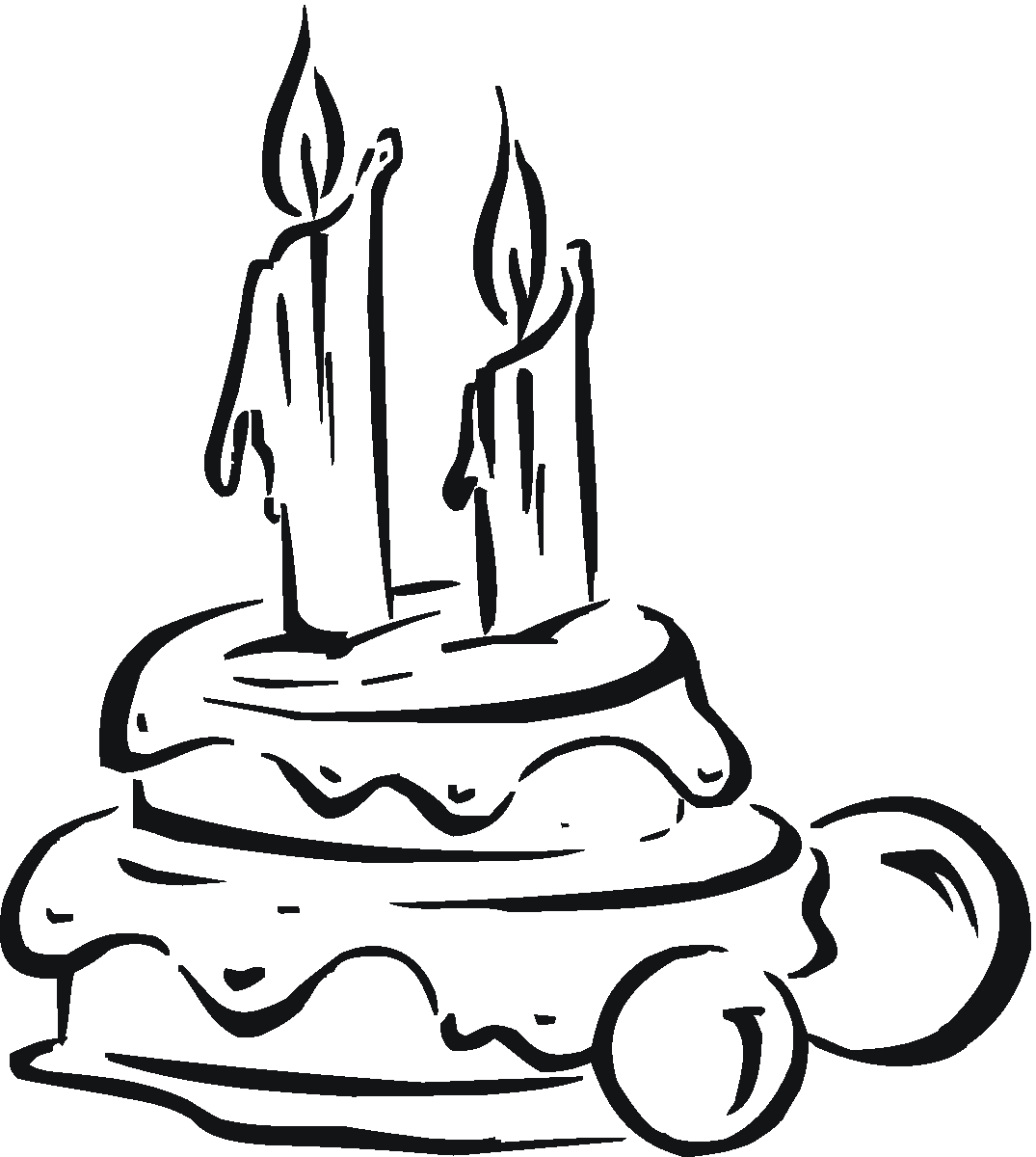 Birthday Cake To Color 685 | Birthday Cake Ideas – TepChef.