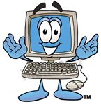 Cartoon Computer Clipart Set 1