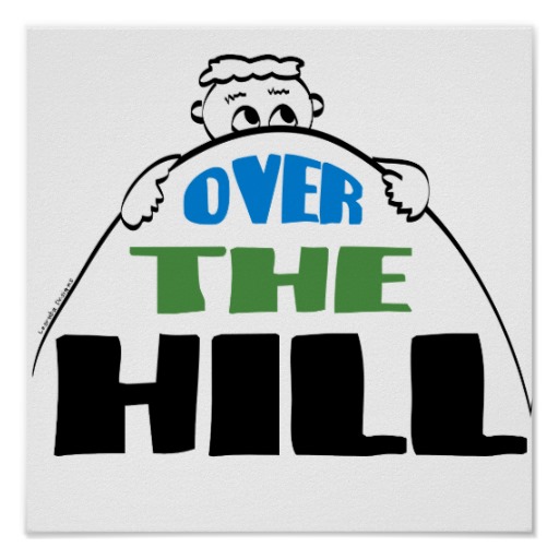 Over the Hill Print from Zazzle.