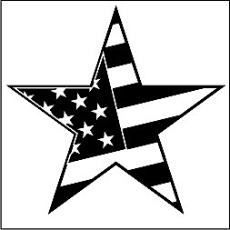 c-usa-coaster5 - USA Coaster Stencil - Flag Star - Etchworld.com ...