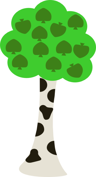 609 views Cartoon Tree clip art Free Vector