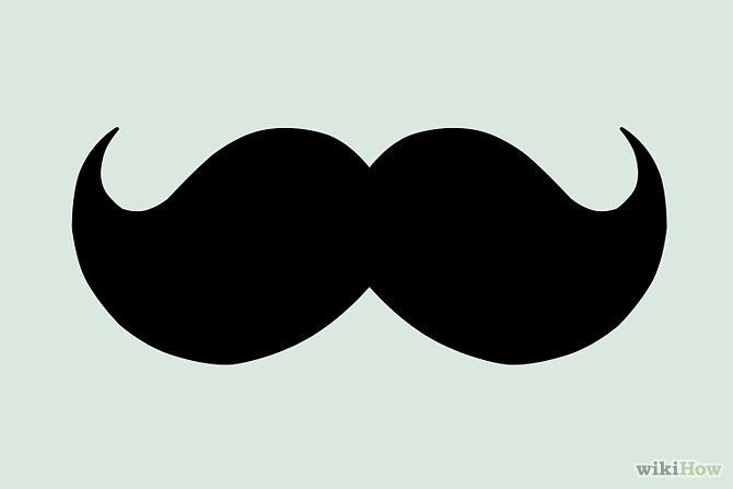4 Ways to Draw a Mustache - wikiHow