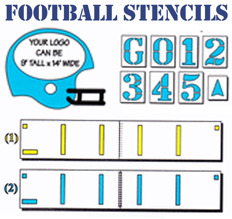 Football Field Stencils ClipArt Best ClipArt Best