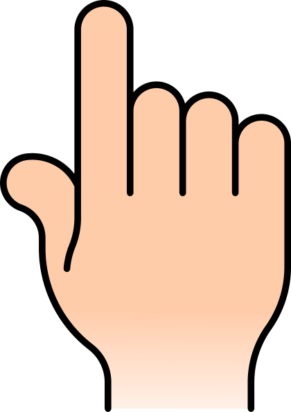 clipart of middle finger - photo #1