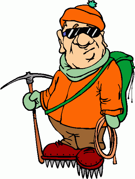 cartoon hiker clip art - photo #7