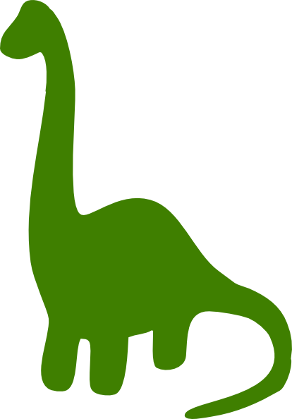 Green Dinosaur clip art - vector clip art online, royalty free ...