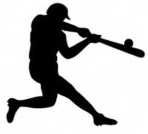 Baseball Silhouette image - vector clip art online, royalty free ...