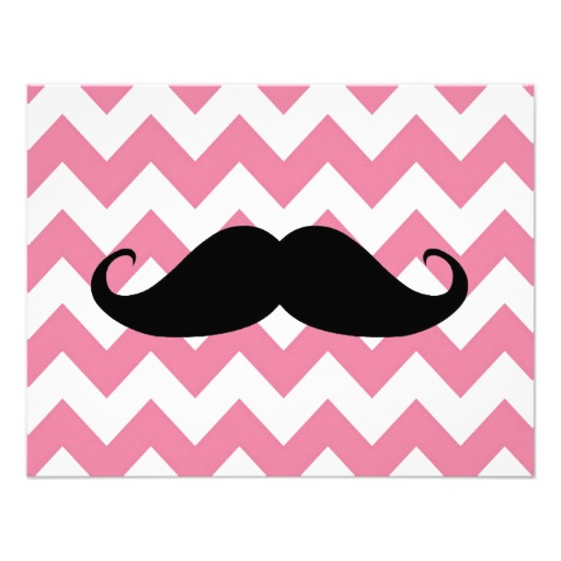 Funny mustache more pattern
