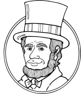 Abe lincoln clipart
