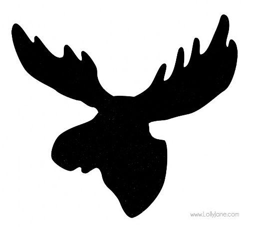 28+ Moose Head Silhouette Clip Art