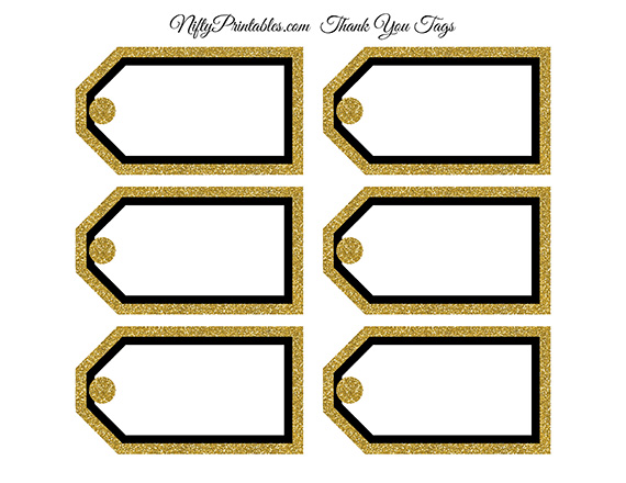 Free printable blank gift tag templates