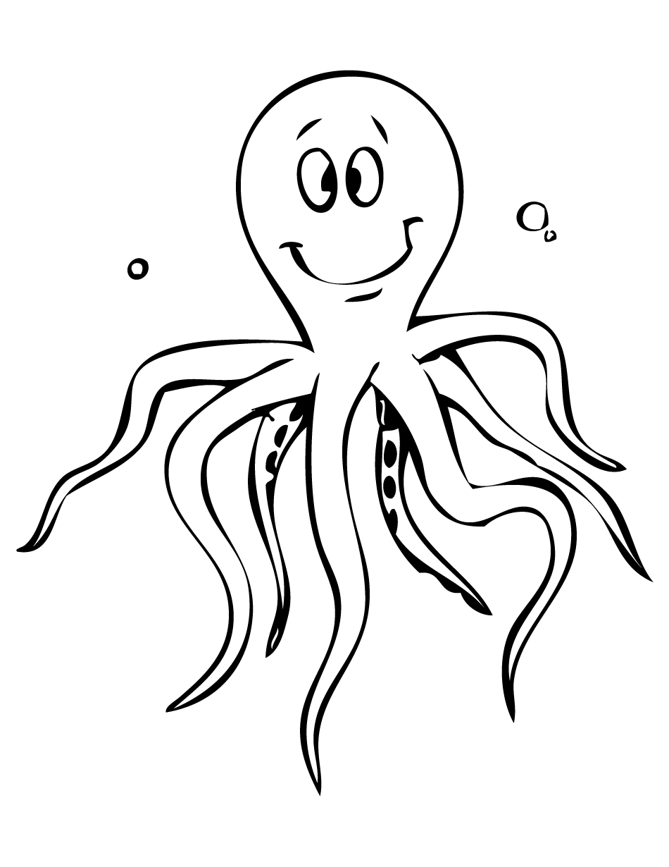 Octopus Template Printable Printable Templates