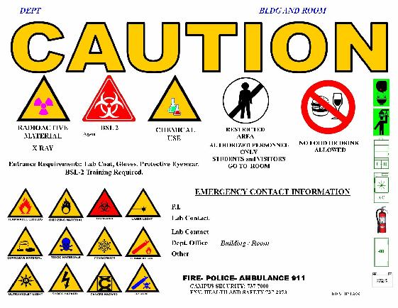 Lab Hazard Sign Request | Environmental Health and Safety | Oregon ...