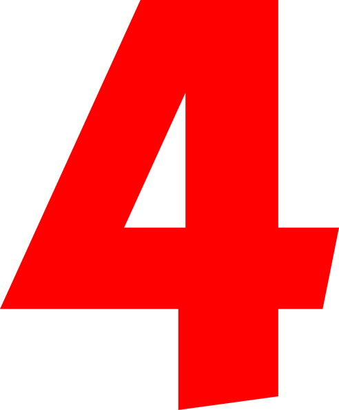 Number 4 Clipart