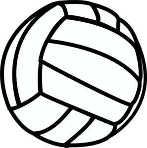 Blue Volleyball Clip Art - Free Clipart Images