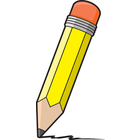 Pencil Writing Clip Art Black And White - Free ...