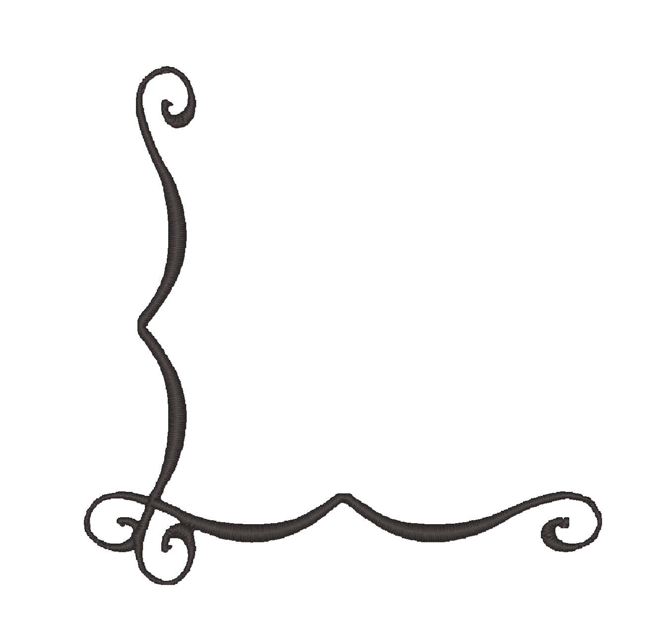 Corner Scroll Clip Art Png - Free Clipart Images