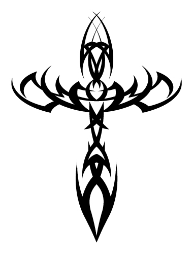Cross tattoos for man and woman, Tribal and celtic cross tattoo ...