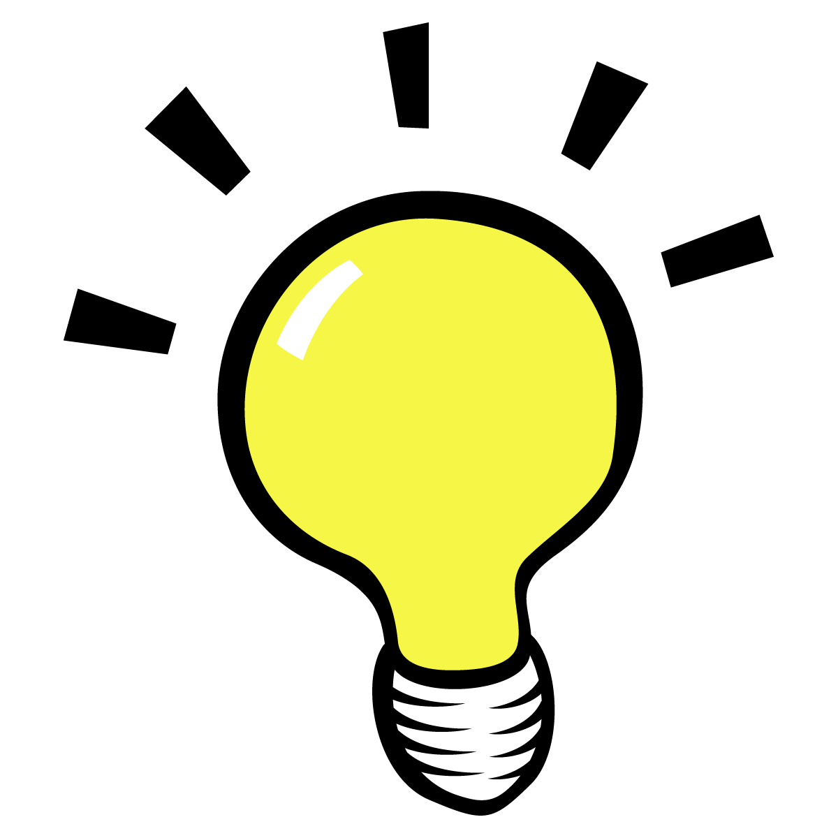Lightbulb Thinking Clipart - Free Clipart Images