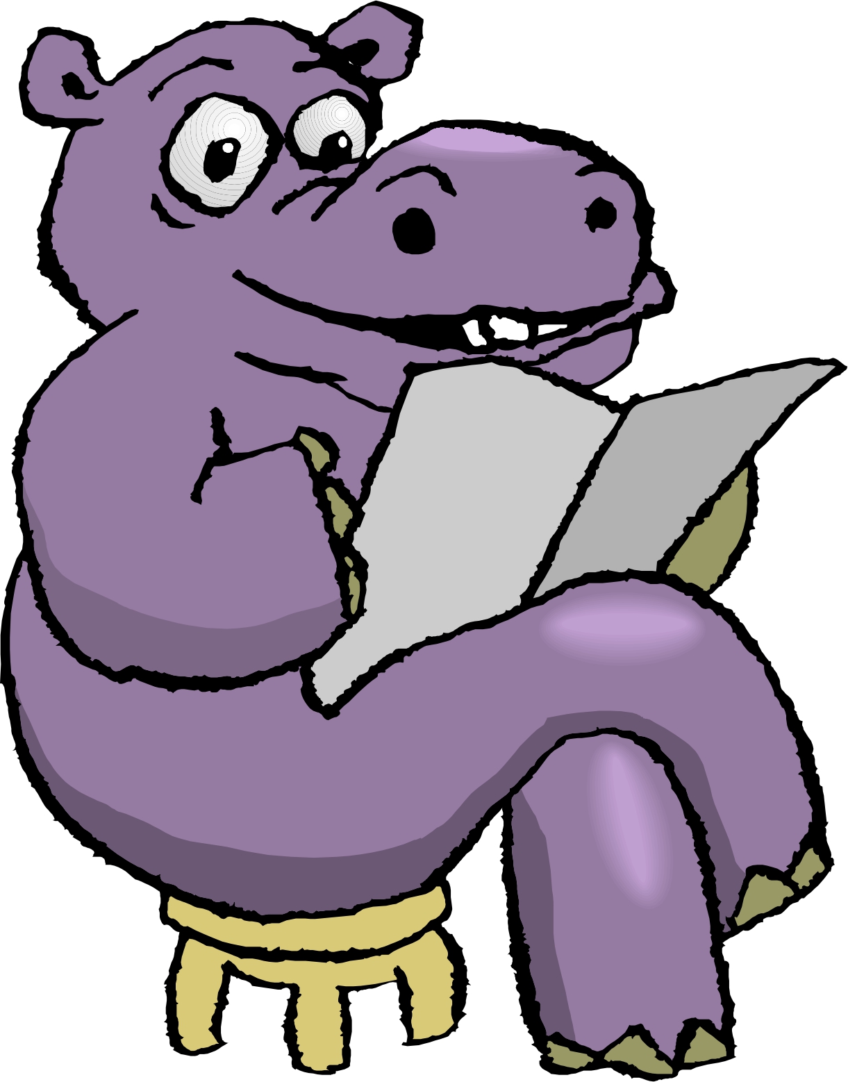 2,468 views Cartoon Hippo