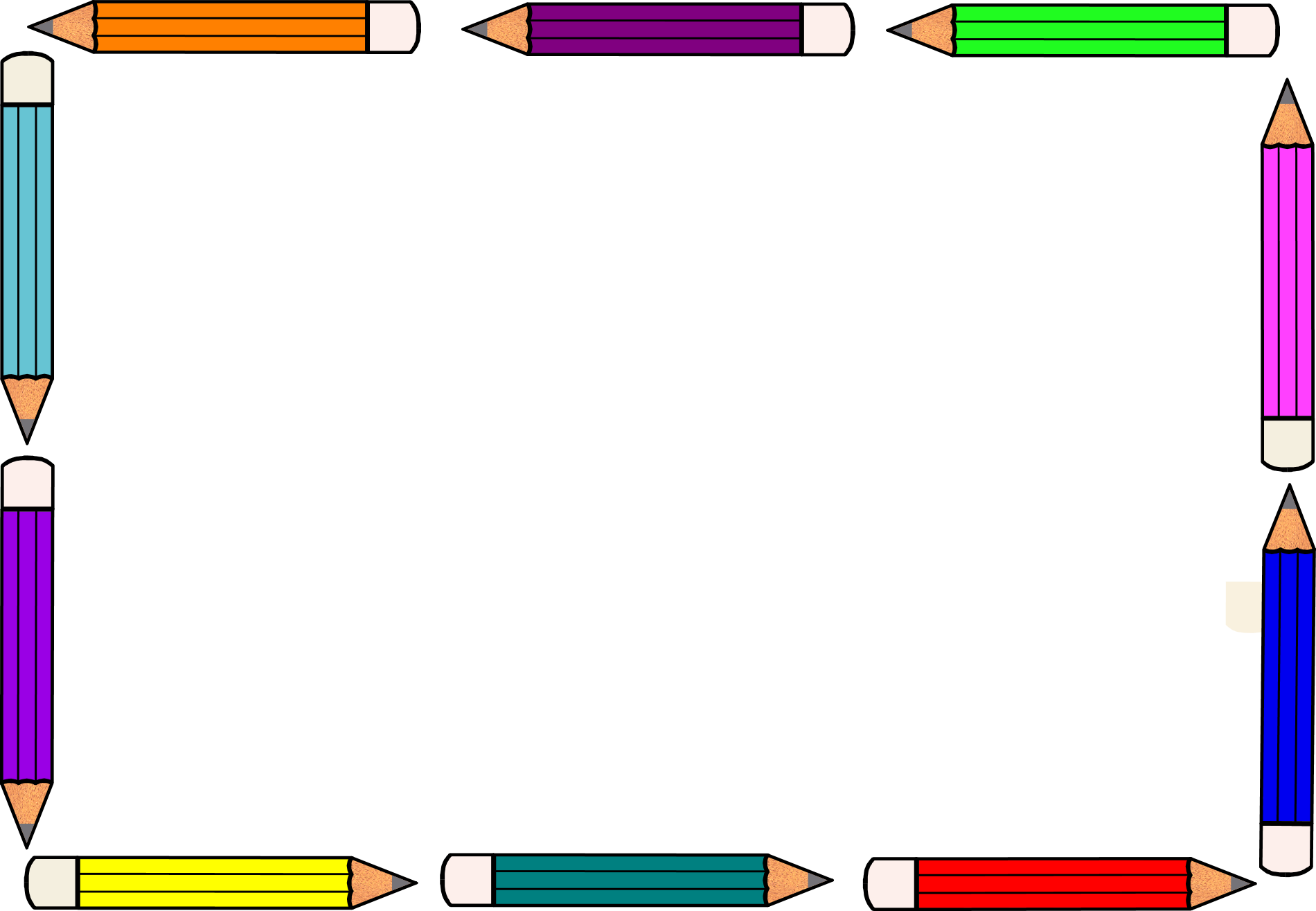 Handwriting Borders - www.rainbowresources.co.uk