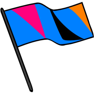 Color Guard Flag clip art - Polyvore
