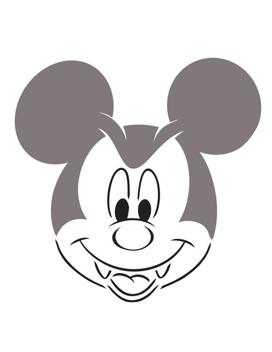 Mickey Mouse Pumpkin Stencil ...