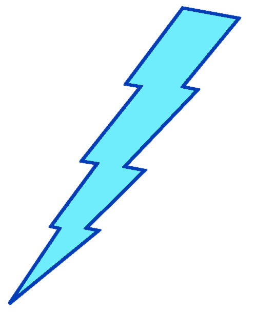 Lightning Bolt Transparent Clipart