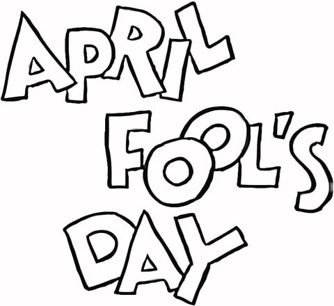 April Fools Day coloring page | Free Printable Coloring Pages
