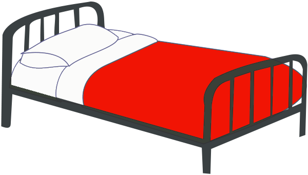 Bed clipart cute
