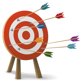 Pictures of targets bullseye clipart image #30307