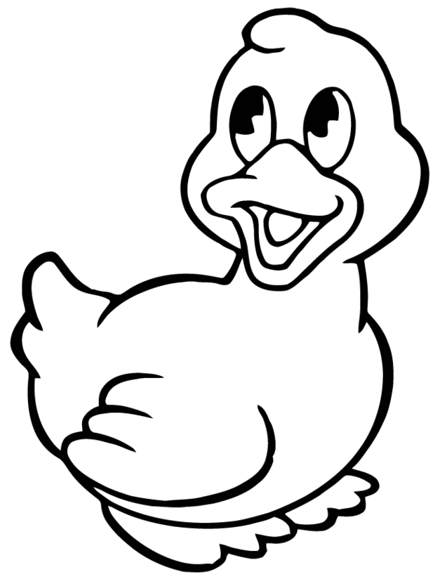 Cartoon Baby Duck Clipart - Free to use Clip Art Resource