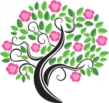 Free vector flower tree Free vector for free download (about 130 ...
