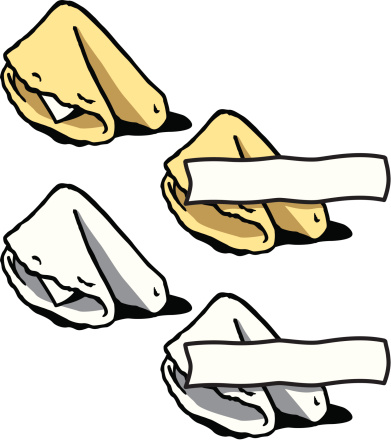 Fortune Cookie Clip Art, Vector Images & Illustrations