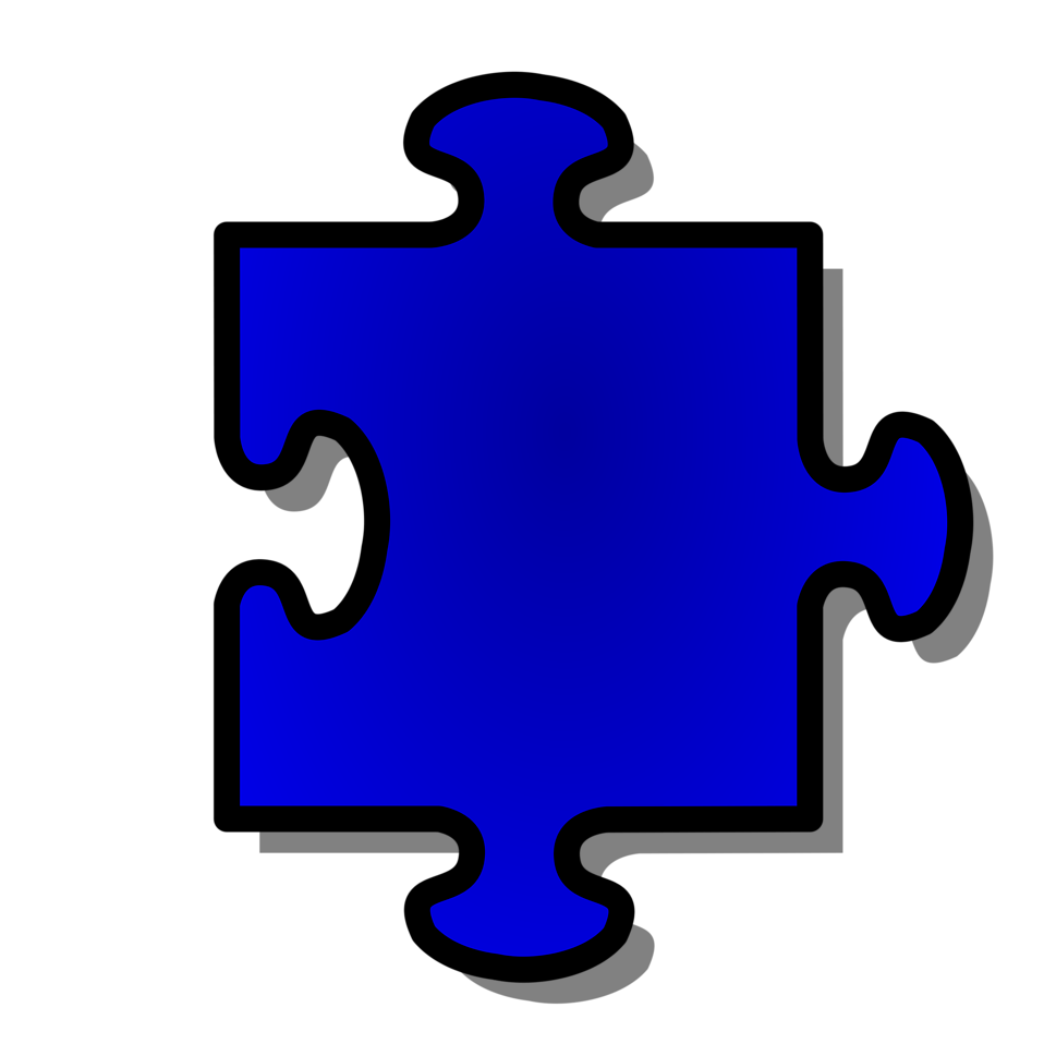 Puzzle Piece | Free Stock Photo | Illustration of a blue puzzle ...