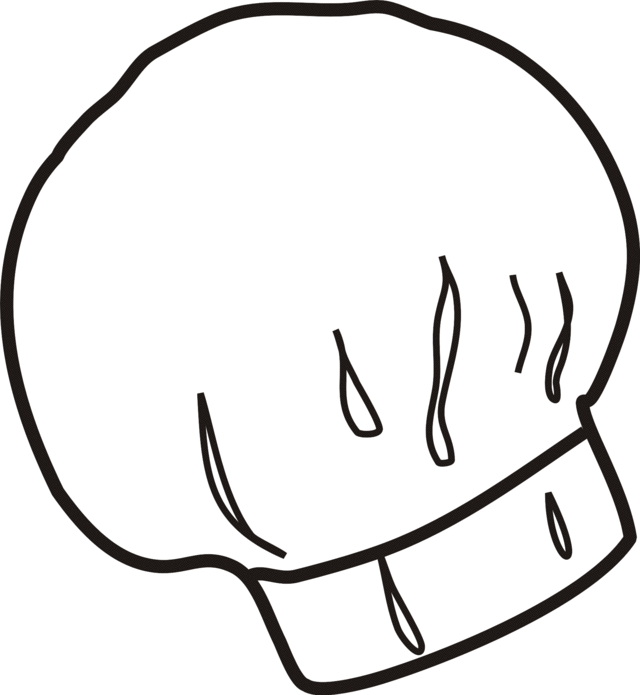 Chef Hat Coloring Page - ClipArt Best