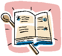 Recipe book clip art free