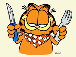 Garfield's daily routine on emaze