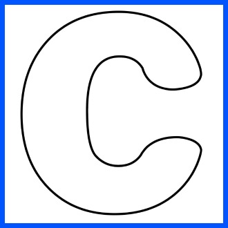 Best Photos of Letter C Template Printable - Printable Bubble ...