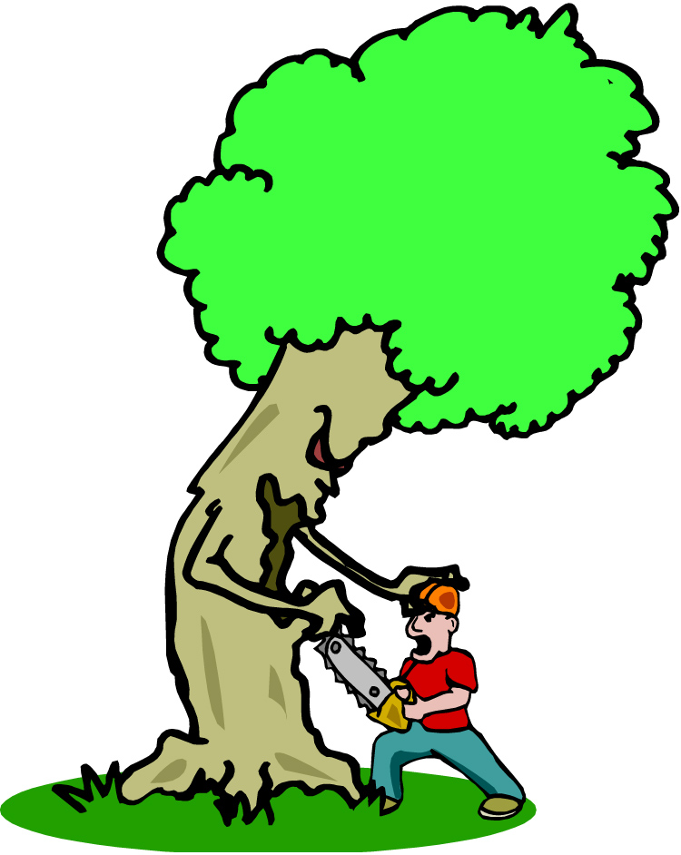 Tree tree trimming clipart