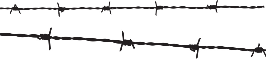 Barbed Wire Clip Art, Vector Images & Illustrations